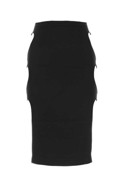 Marco Rambaldi Side Slit Cut Out Midi Skirt