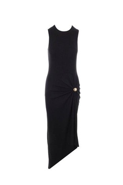 Loewe Ruched Crewneck Sleeveless Dress