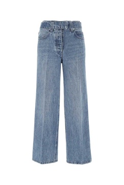 Alexander Wang Raver Wide-Leg Belted Jeans