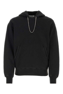 Ambush Ballchain Embellished Logo Embroidered Hoodie