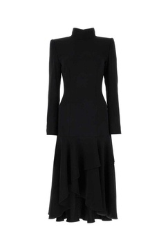 Dries Van Noten Woman Black Jersey Drey Dress