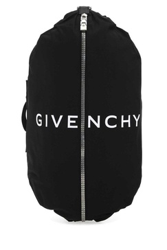 Givenchy Logo Printed Zipped Backpack