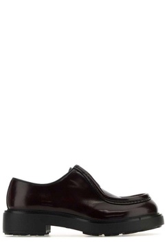 Prada Round-Toe Lace-Up Shoes