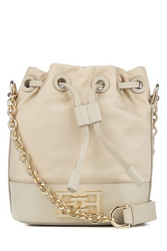 Bally Chain-Linked Drawstring Bucket Bag