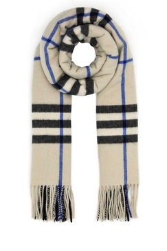 Burberry Unisex Embroidered Cashmere Scarf