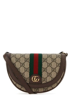 Gucci Logo Plaque Ophidia Mini Shoulder Bag