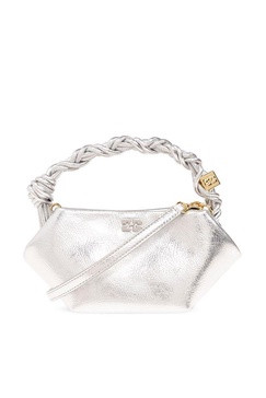 Ganni Bou Metallic Effect Mini Shoulder Bag