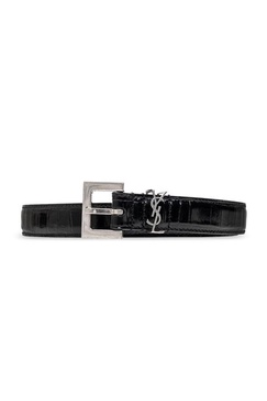 Saint Laurent Cassandre Thin Belt