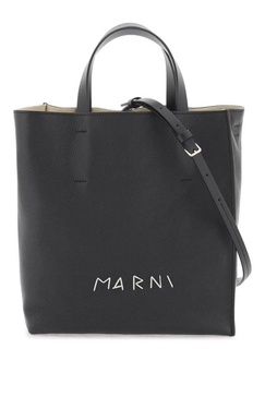 Marni Logo Embroidered Tote Bag