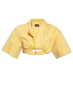 Jacquemus Wrap Cropped Top