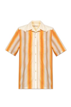 Wales Bonner Short-Sleeved Button-Up Striped Shirt