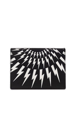 Neil Barrett Thunderbolt Printed Card Holder