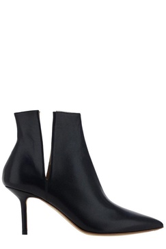 Francesco Russo Pointed Toe Ankle Boots