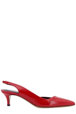 Piery patent leather slingback pumps