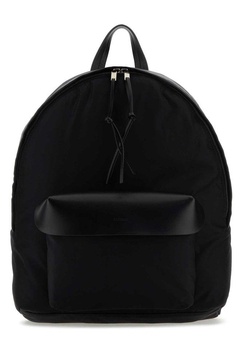 Jil Sander Logo Debossed Double-Zip Backpack