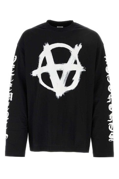 Vetements Double Anarchy Long Sleeved T-Shirt