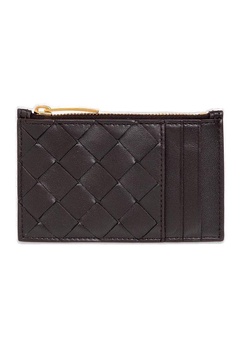 Bottega Veneta Intrecciato Zipped Cardholder