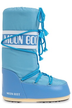 Moon Boot Icon Logo Printed Lace-Up Boots