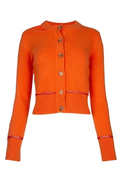 Alexander McQueen Buttoned Long-Sleeved Cardigan