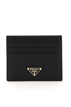 Prada Logo Plaque Card Holder