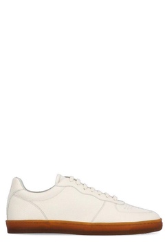 Brunello Cucinelli Logo Printed Lace-Up Sneakers