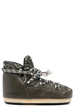 Alanui X Moonboot Bandana-Printed Round-Toe Boots