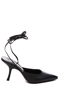 By Far Pointed Toe Slingback Pumps