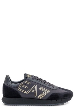 Ea7 Emporio Armani Vintage Logo Printed Sneakers