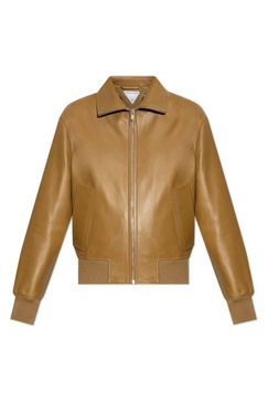 Bottega Veneta Zipped Leather Jacket