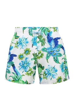 Etro Floral-Printed Drawstring Swim Shorts