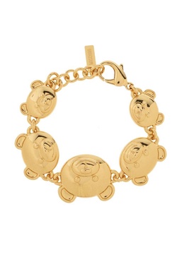 Moschino Teddy Bear Plaque Bracelet