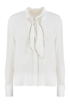 Genny Scarf Detailed Long-Sleeved Blouse