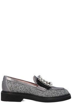 Roger Vivier Viv' Rangers Embellished Loafers