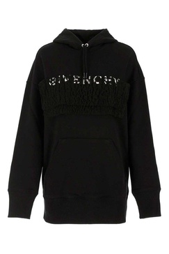 Givenchy Lace Panel Oversized Hoodie