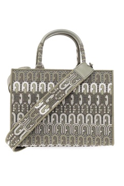 Furla Logo Monogram Top-Handle Tote Bag