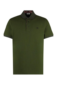 Etro Logo Embroidered Short Sleeved Polo Shirt