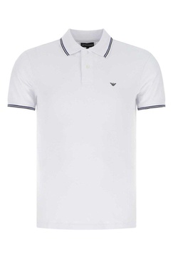 Emporio Armani Logo Detailed Short-Sleeved Polo Shirt