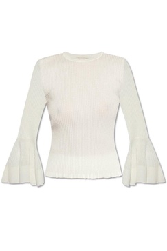 Zimmermann Natura Knitted Ruffled Top