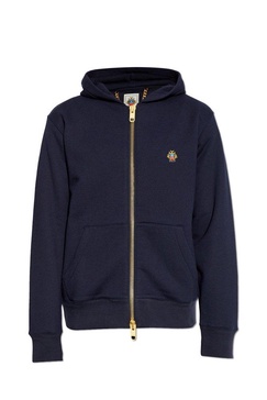 Bally Logo Embroidered Zipped Hoodie