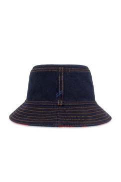 Burberry Abstract Printed Reversible Denim Bucket Hat