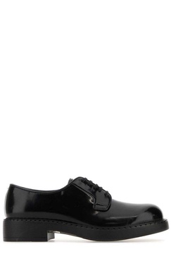 Prada Round-Toe Lace-Up Shoes