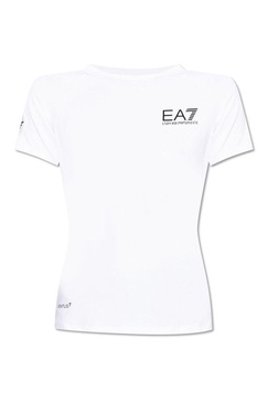 Ea7 Emporio Armani Logo-Printed Crewneck T-Shirt