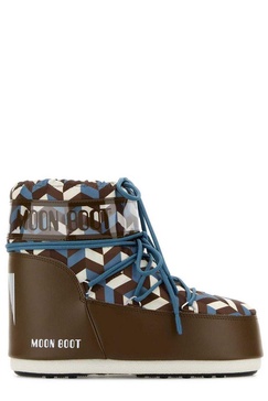 Moon Boot Icon Geometric Printed Lace-Up Boots