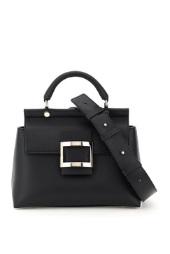 Roger Vivier Viv' Cabas Metal Buckle Tote Bag