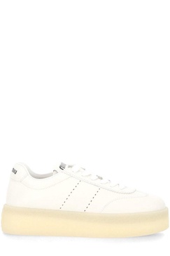 Miu Miu Logo-Patch Lace-Up Sneakers