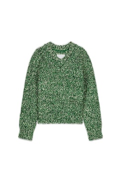 Maison Margiela Ribbed Speckle Knit Jumper