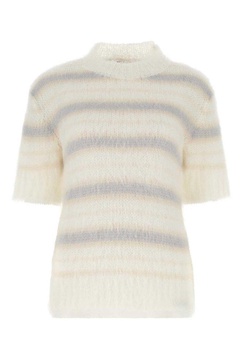 Marni Woman Embroidered Mohair Blend Sweater