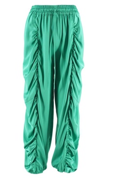 Aniye By Straight-Leg Ruched Trousers