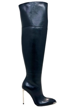 Bally Hedy Thigh-High Pointed-Toe Boots