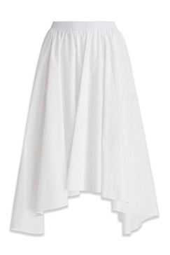 Michael Michael Kors Poplin Handkerchief Midi Skirt